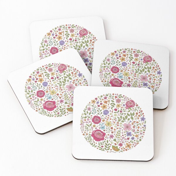 Item preview, Wild Botanical Circle - Flower Moon designed and sold by bridgestrokes.