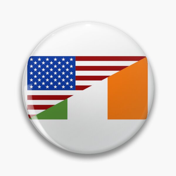 Item preview, Irish American Flag designed and sold by VolpeFox.