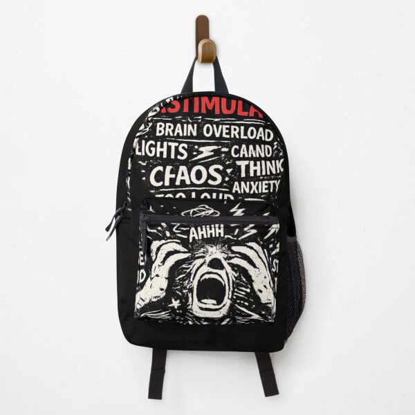 Item preview, Overstimulated — ADHD Mental Overload Design designed and sold by VibeOffline Studio.
