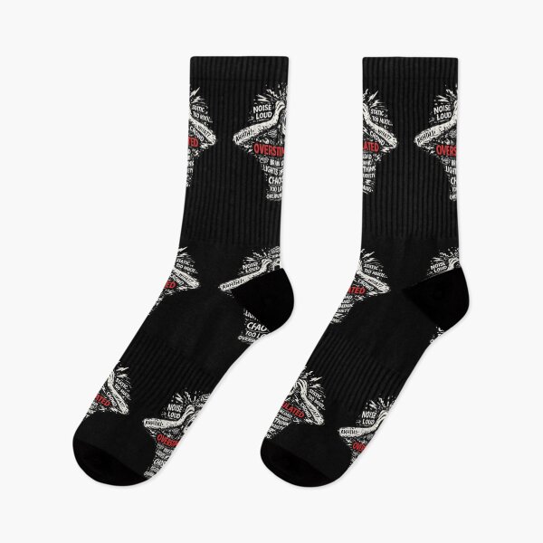 Item preview, Overstimulated — ADHD Mental Overload Design designed and sold by VibeOffline Studio.