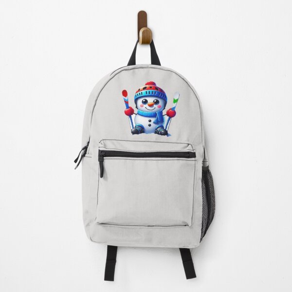 Item preview, Downhill Chill Skiing Snowman designed and sold by MinimalistMint.