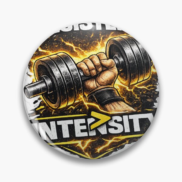 Item preview, Consistency Over Intensity Gym Motivation Design designed and sold by RepRepublic.