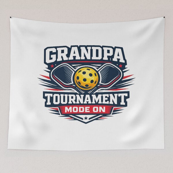 Item preview, Pickleball Grandpa Shirt – Tournament Mode On – Athletic Championship Style Tee – Gift for Grandfather designed and sold by Pickleball-Gift.