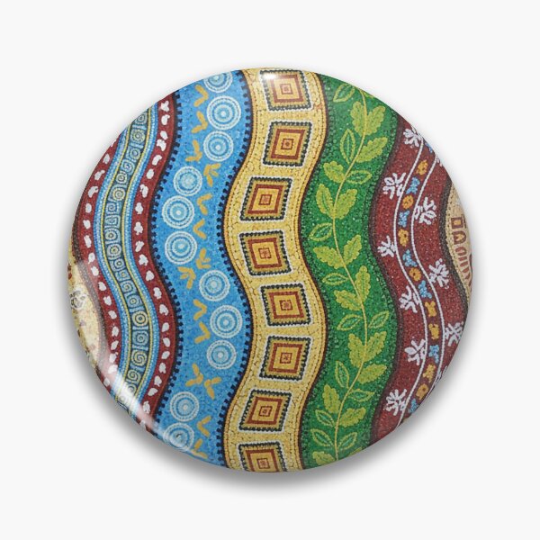 Item preview, Aboriginal Dot Art Inspired Pattern – Tribal Indigenous Style, Spiritual Geometric Design, Ethnic Boho Artwork designed and sold by Tw1nsAIArt.