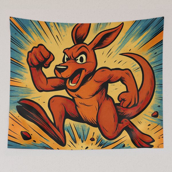 Item preview, Kangaroo | Comics - Cartoon style designed and sold by ComicsFactory.