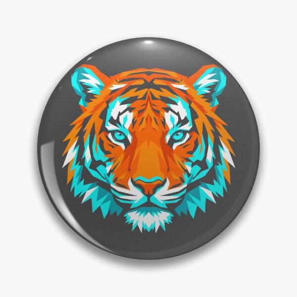 Item preview, Detailed Bengal Tiger Head Vector designed and sold by KeremYurtseven.