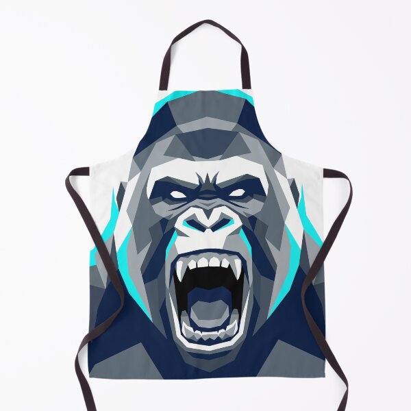 Item preview, Roaring Silverback Yeti Ape Mascot designed and sold by KeremYurtseven.