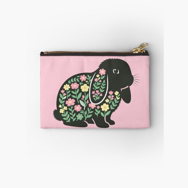Item preview, Cute Holland Lop Rabbit Botanical Cottagecore Floral Bunny designed and sold by Colorfulman.