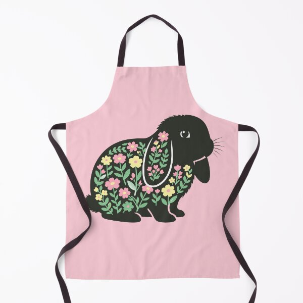 Item preview, Cute Holland Lop Rabbit Botanical Cottagecore Floral Bunny designed and sold by Colorfulman.