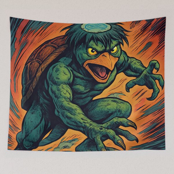 Item preview, Kappa, fantastic creature | Comics - Cartoon style designed and sold by ComicsFactory.