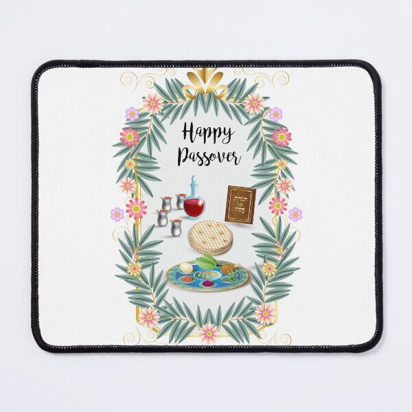 Item preview, Happy Passover Translate from Hebrew Text, Passover Festival Jewish Holiday Traditional Symbols Pesach Seder Decoration Hand Drawn. Kosher for Passover 2026 designed and sold by sofiartmedia.