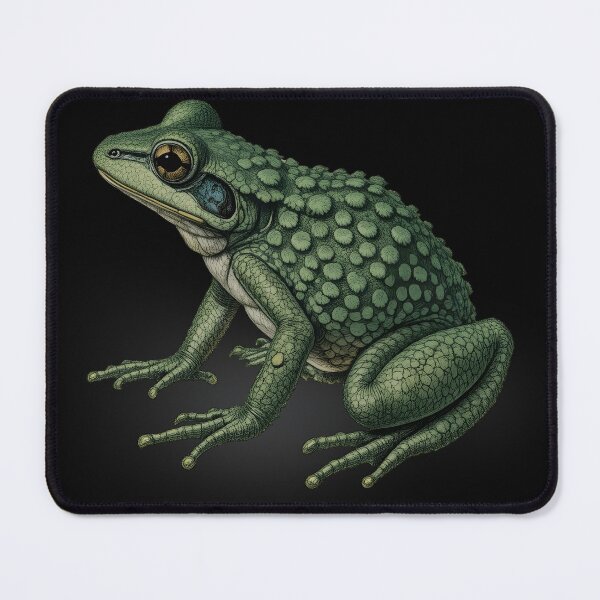 Item preview, Vietnamese Mossy Frog (Theloderma corticale) Exotic Camouflage Amphibian Design designed and sold by BloomStudio1.