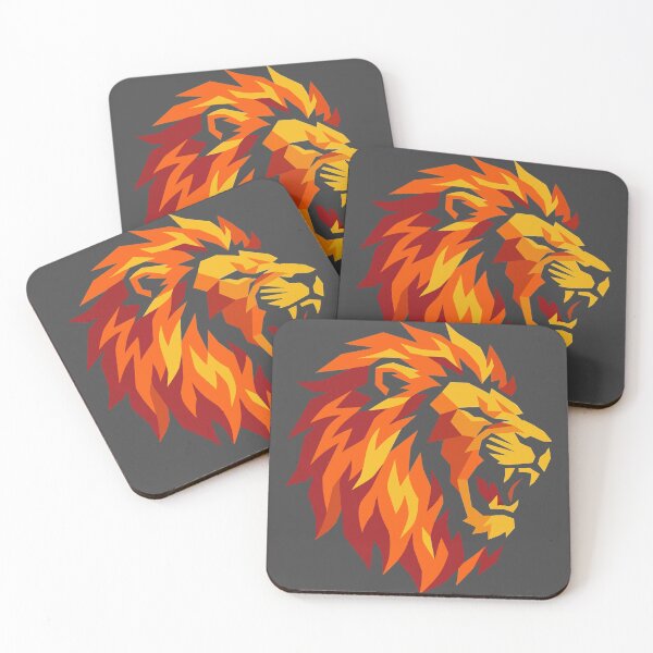 Item preview, Vibrant Colorful Lion Profile designed and sold by KeremYurtseven.