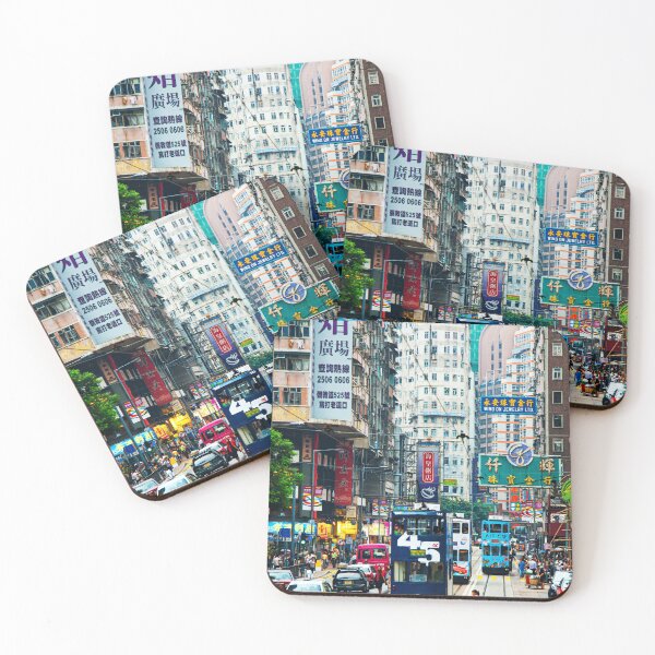 Item preview, Hong Kong Street Scene with Double Decker Tram designed and sold by Paul Thompson Photography.