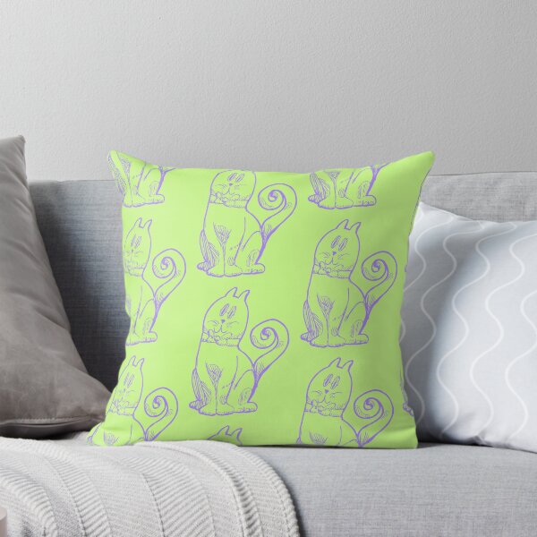 Item preview, Mr.Silly Puss - Light purple & green designed and sold by levivianne.
