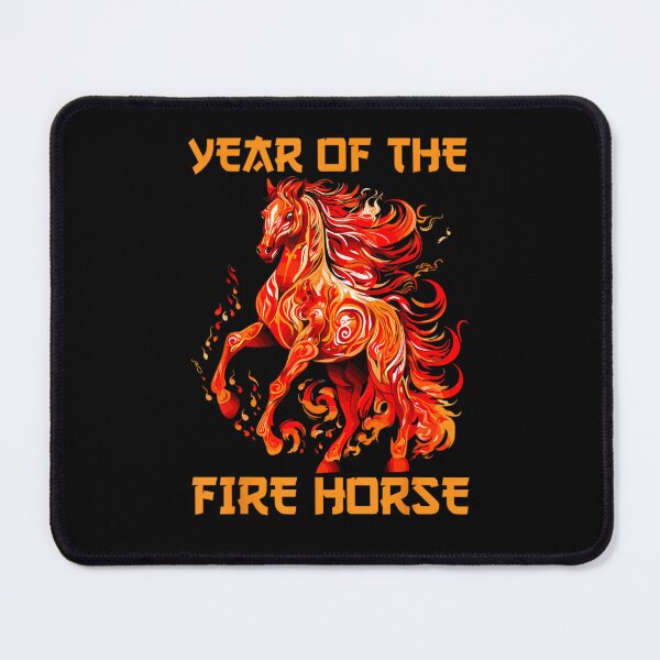 Item preview, Year of The Horse Lunar Chinese New Year Fire Horse 2026 designed and sold by ivotee.