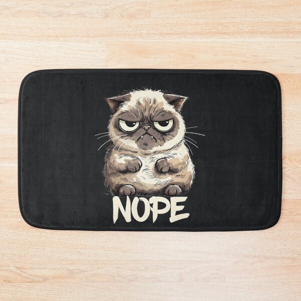 Item preview, Nope – Angry Cat Meme Design designed and sold by Taans-Creation.