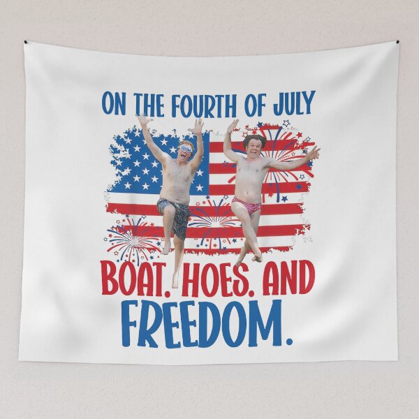 Item preview, On The Fourth Of July Boats Hoes And Freedom designed and sold by JacquelinePerki.