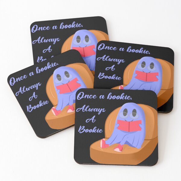 Item preview, Once a Bookie Always a Bookie Funny Ghost Reader Illustration designed and sold by momosartstudio.