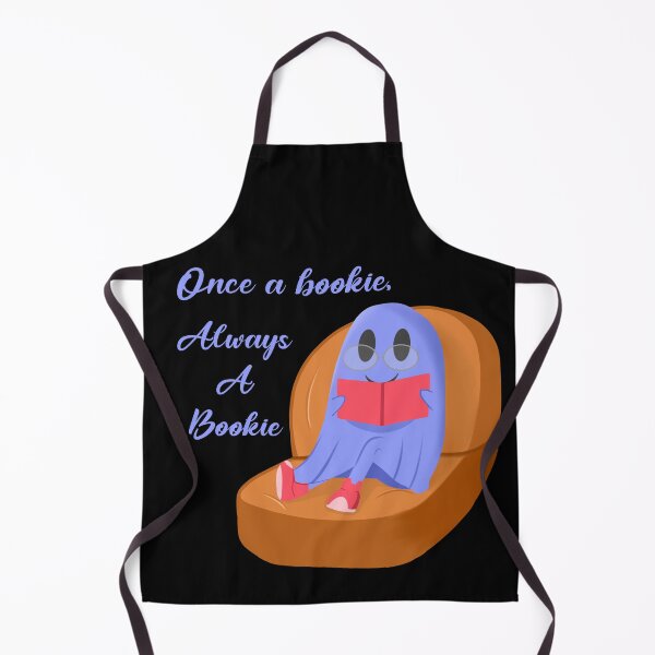 Item preview, Once a Bookie Always a Bookie Funny Ghost Reader Illustration designed and sold by momosartstudio.