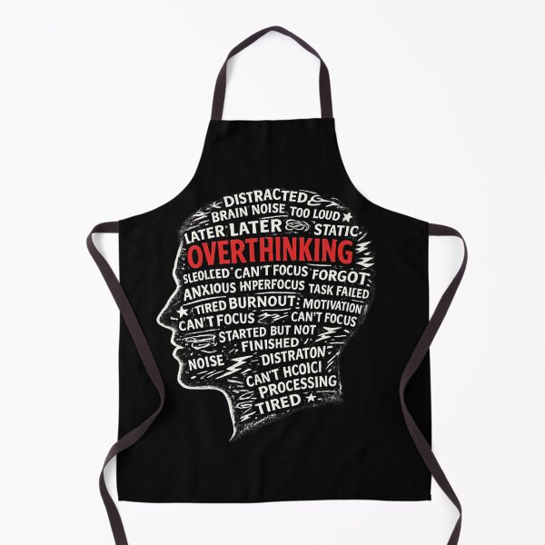 Item preview, Overthinking — ADHD Too Many Thoughts Design designed and sold by VibeOffline Studio.