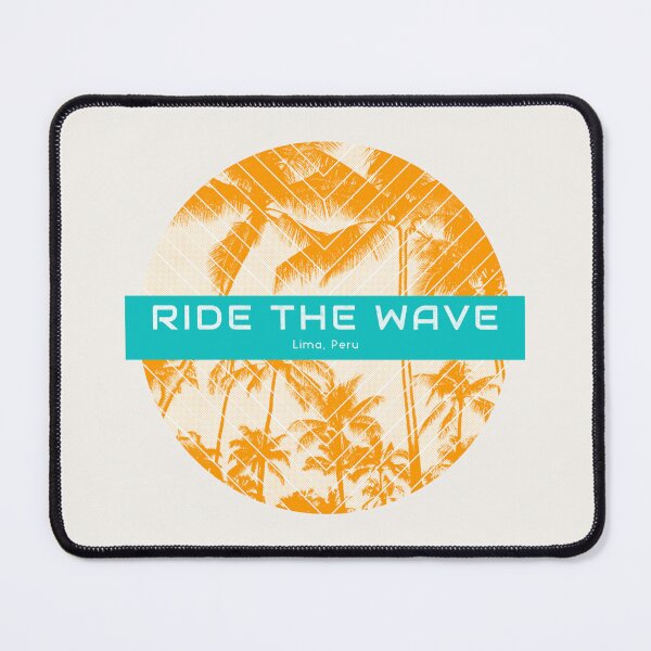 Item preview, Ride the Wave Surfing Lima Peru designed and sold by Bold & Brewed.