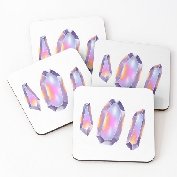 Item preview, Glowing Amethyst Crystals - Magic Fantasy Gemstones designed and sold by LYAN-STORE.