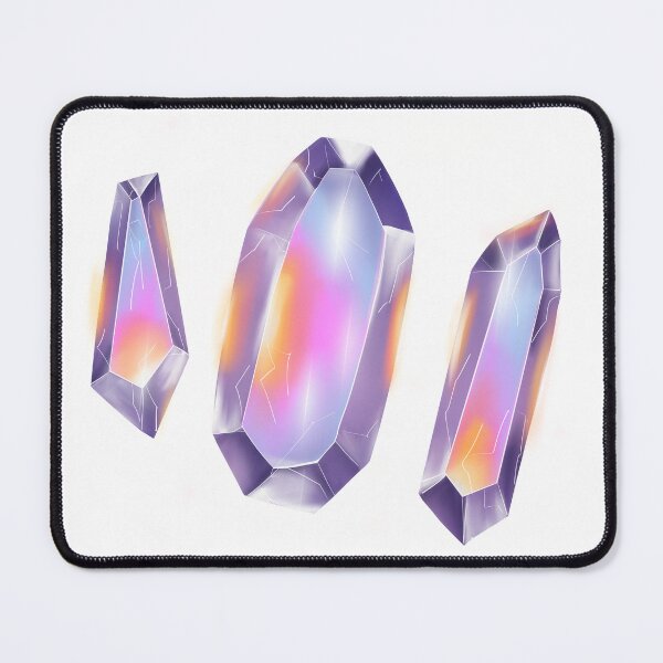Item preview, Glowing Amethyst Crystals - Magic Fantasy Gemstones designed and sold by LYAN-STORE.