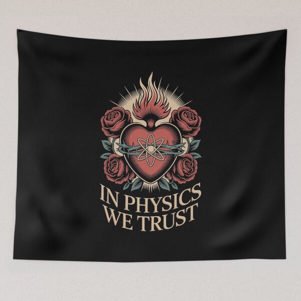 Item preview, In Physics We Trust – Bold Enlightenment Graphic Statement designed and sold by paulo silveira.