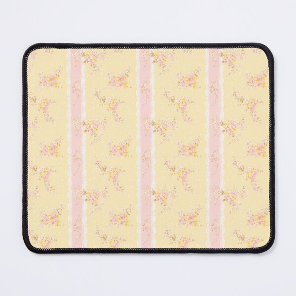 Item preview, Yellow and Pink Floral Shabby Chic Cottagecore Pattern designed and sold by LouieVanille.
