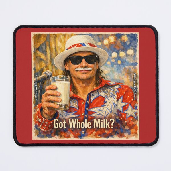 Item preview, Whole Milk Americana Parody Portrait designed and sold by Rick London Gifts.