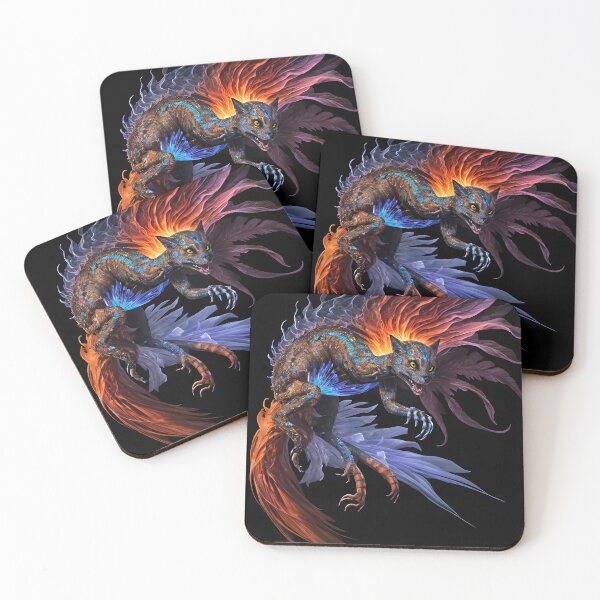 Item preview, Ethereal predator in the dance of astral fire designed and sold by KunstGeist.