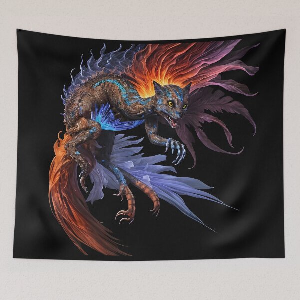 Item preview, Ethereal predator in the dance of astral fire designed and sold by KunstGeist.