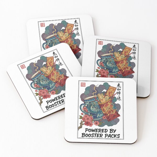 Item preview, Powered By Booster Packs Trading Card Coffee designed and sold by LuminOrb.
