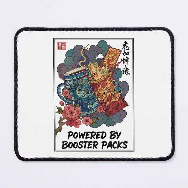 Item preview, Powered By Booster Packs Trading Card Coffee designed and sold by LuminOrb.