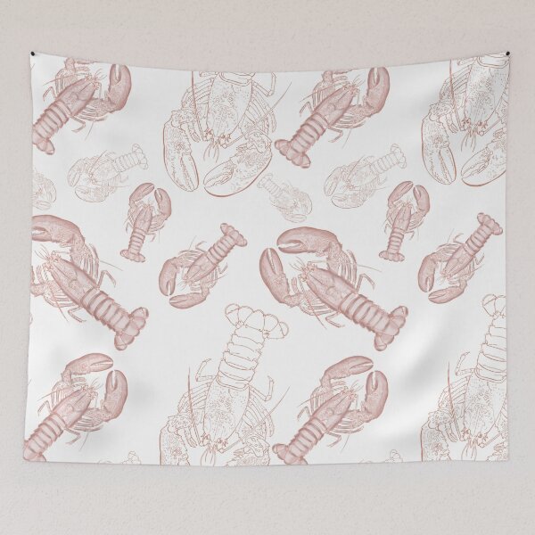Item preview, Lobster pattern designed and sold by The Curious Cow.