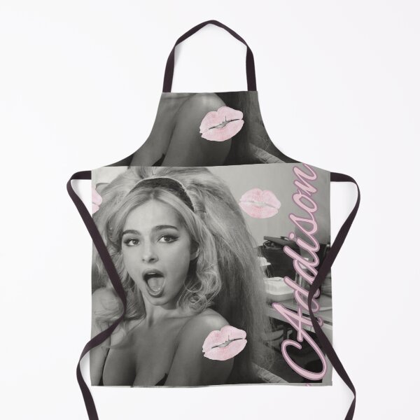 Item preview, Addison Rae black white and pink kiss poster designed and sold by tigerlilyz.