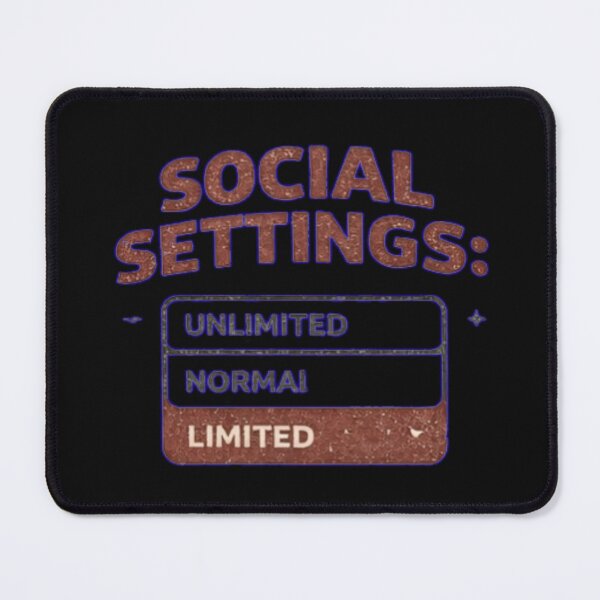 Item preview, Social Settings: Limited – Vintage Minimal Club Tee designed and sold by Mosogoloso.