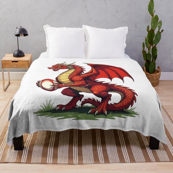 Item preview, A Proud Red Dragon Holding A Rugby Ball designed and sold by taiche.