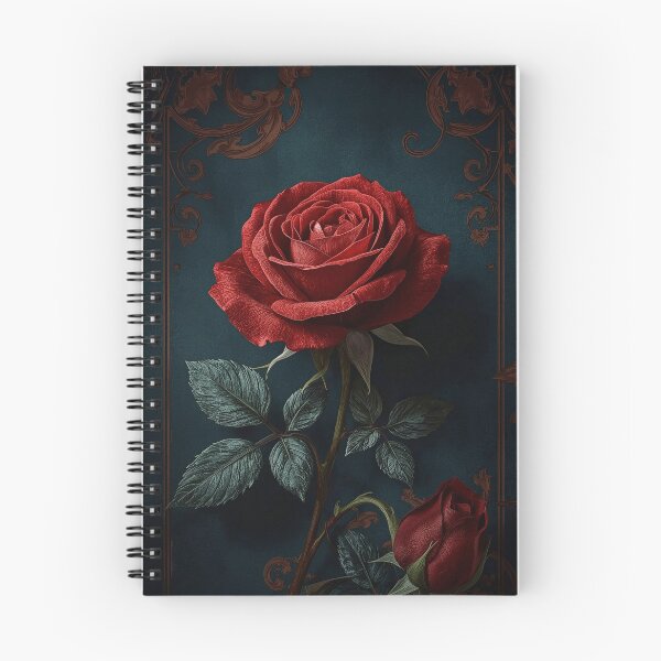 Item preview, Gothic Red Rose Botanical Art designed and sold by Printerraworks.