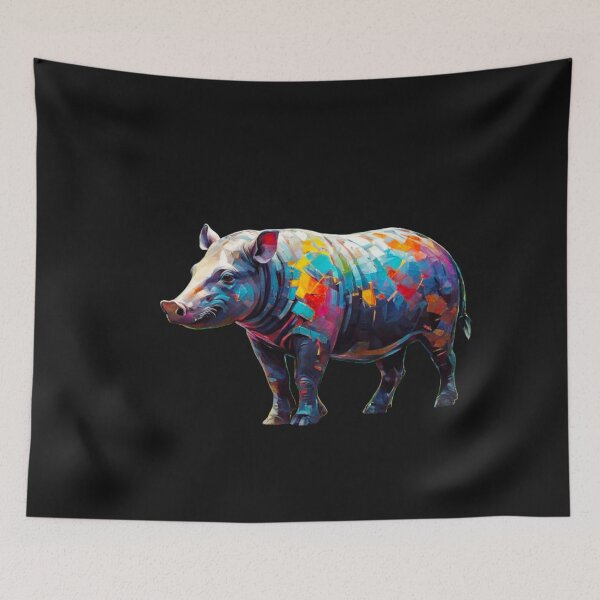 Item preview, Surreal Tapir in Vibrant Rain Forest Bulk #8 designed and sold by Helios Be. Lavsh.