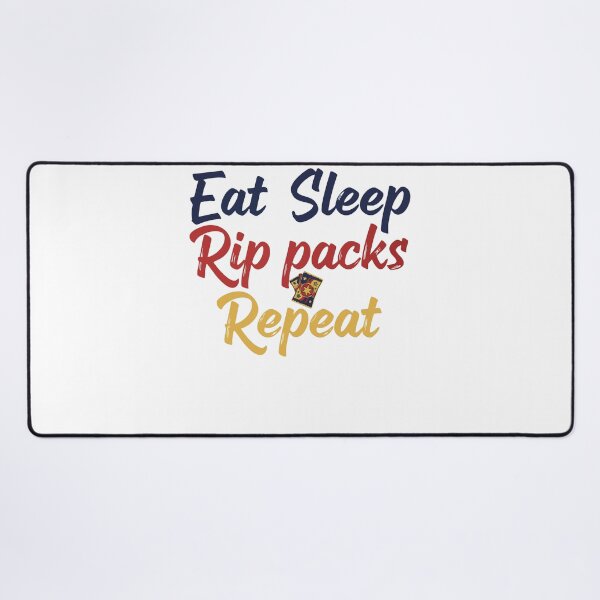Item preview, Eat Sleep Rip Packs Repeat Trading Card Collector designed and sold by LuminOrb.
