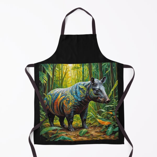 Item preview, Surreal Tapir in Vibrant Rain Forest Bulk #10 designed and sold by Helios Be. Lavsh.