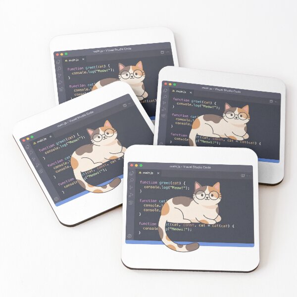 Item preview, One-Line Art - Cat on a Laptop designed and sold by Zenith Design.