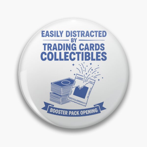 Item preview, Easily Distracted By Trading Cards Collectibles designed and sold by LuminOrb.