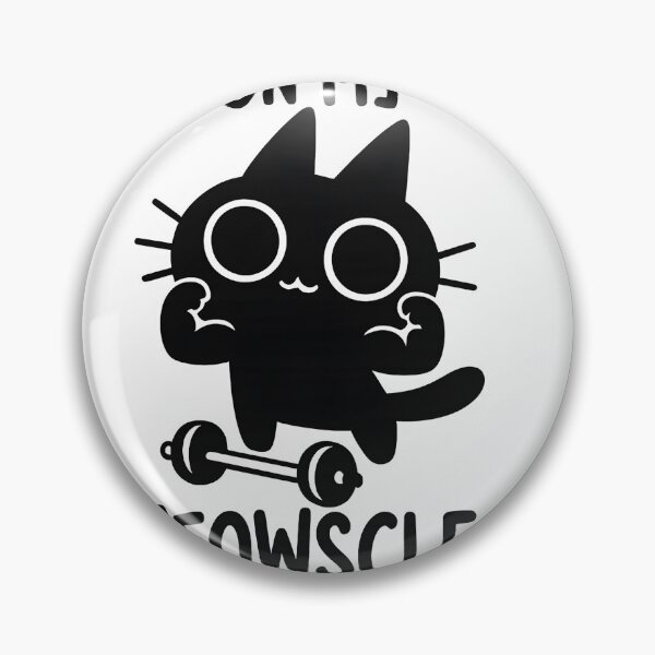 Item preview, Working on My Meowscles – Funny Gym Cat Cartoon Design designed and sold by Mavriboy.