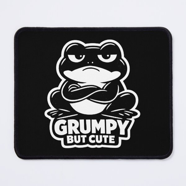 Item preview, Grumpy But Cute Frog Shirt – Funny Deadpan Frog Humor designed and sold by WAUZ.