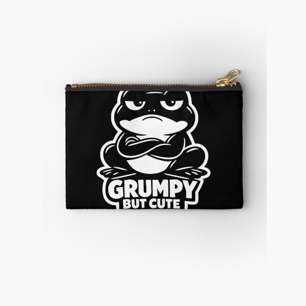 Item preview, Grumpy But Cute Frog Shirt – Funny Deadpan Frog Humor designed and sold by WAUZ.