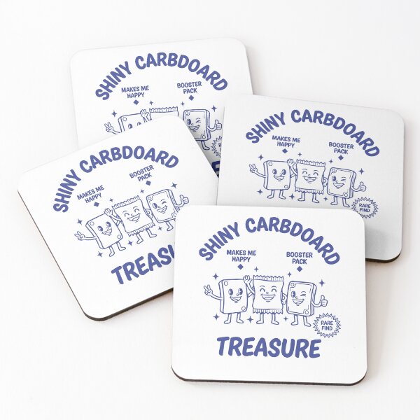 Item preview, Shiny Cardboard Treasure Makes Happy Booster Pack designed and sold by LuminOrb.