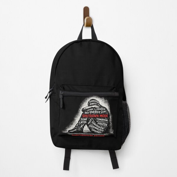 Item preview, Shutdown Mode — Social Battery Empty Design designed and sold by VibeOffline Studio.